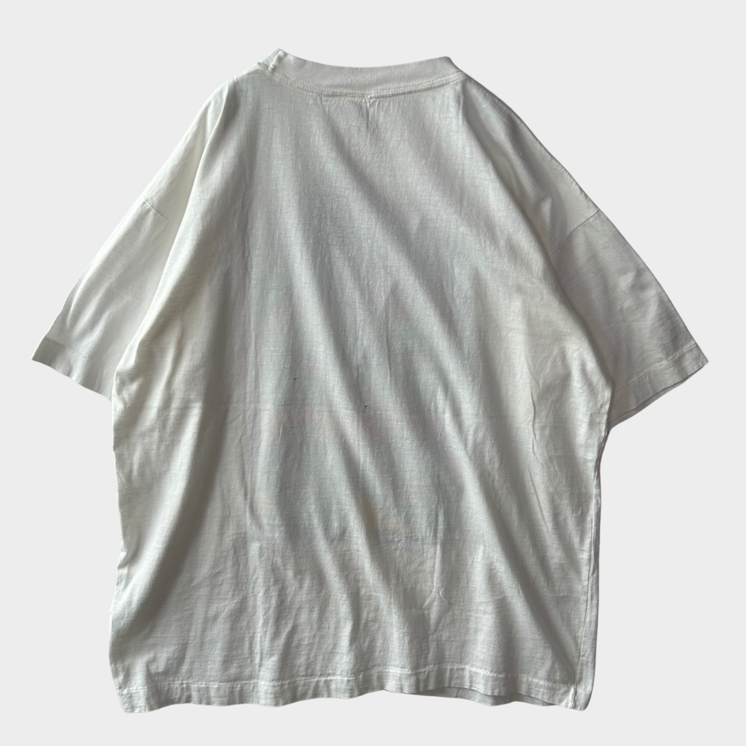 90's TURTLES ミュータント・タートルズ キャラクターTシャツ 白 (XL)/A7021T-SO