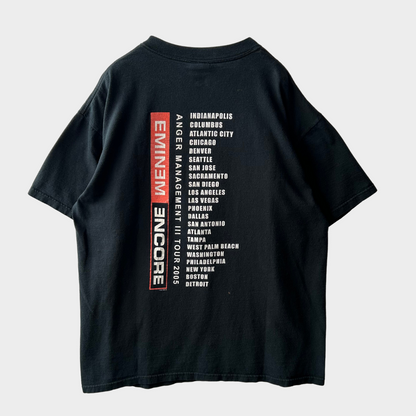 00's anvil EMINEM エミネム ラップTシャツ 黒 (L)/A6642T-SO