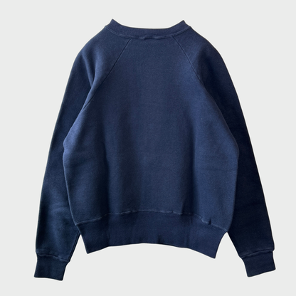 60's Sears シアーズ ブランクスウェット ラグラン 綿100 ネイビー(L)/AA5833S-SO