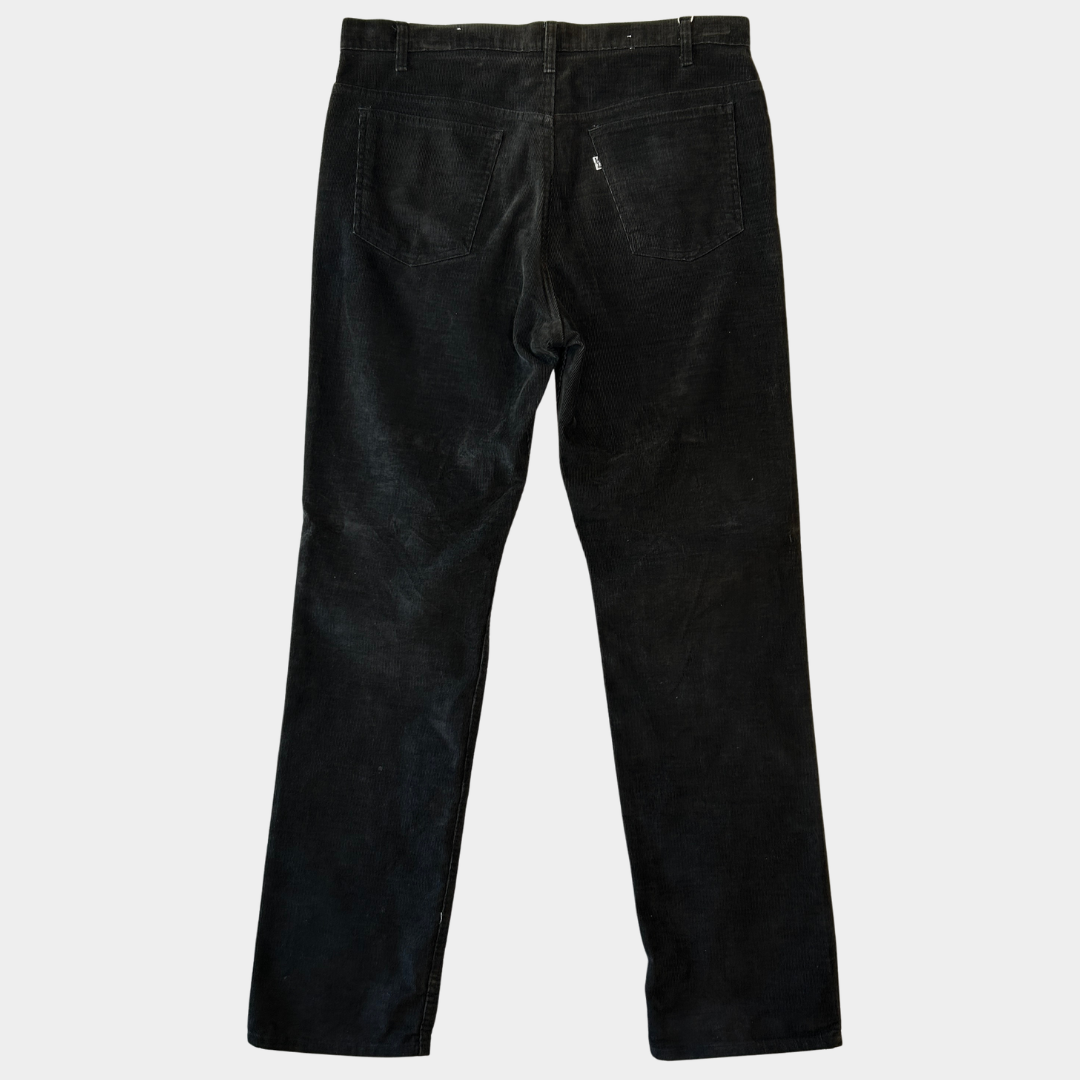 87' Levi's リーバイス 519-1558 コーデュロイパンツ ブラック(38×34)/A8307P-SO