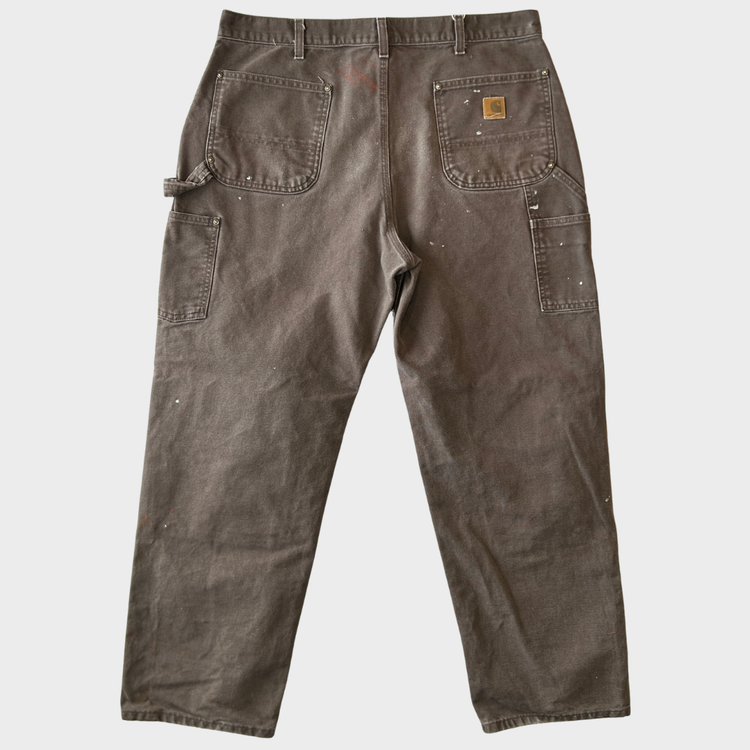 Carhartt カーハート ダブルニーパンツ ペインター B136 ダークブラウン (38×32)/B3424P-SO