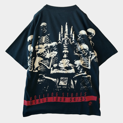90's BROCKUM Rolling Stones ローリング・ストーンズ Voodoo Lounge ワールドツアーTシャツ バンドT (XL)/C0516T-0SO