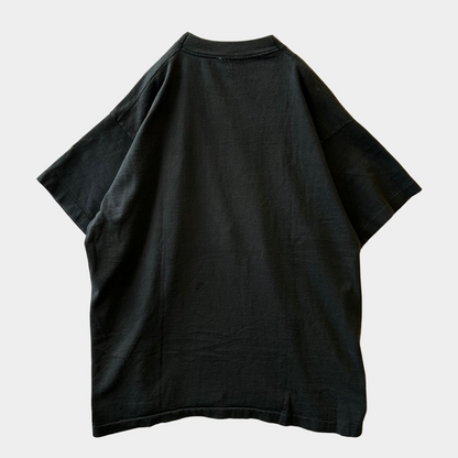 80's PEACEマーク アートTシャツ 黒/A6431