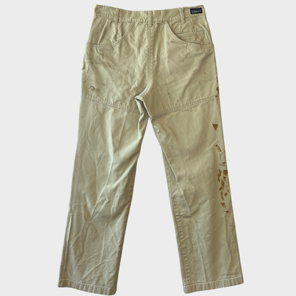 1998 Patagonia パタゴニア スタンドアップパンツ ダブルニーワークパンツ ベージュ (w32)/C0118P-SO