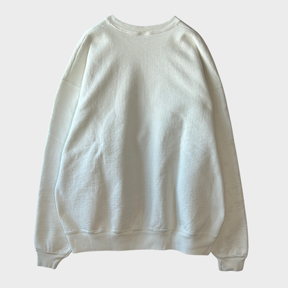 90's Fruit of the loom ダイナソーダッシュ November 7, A.D. 1992 記念スウェットシャツ 白 (XL)/B1472S-SO