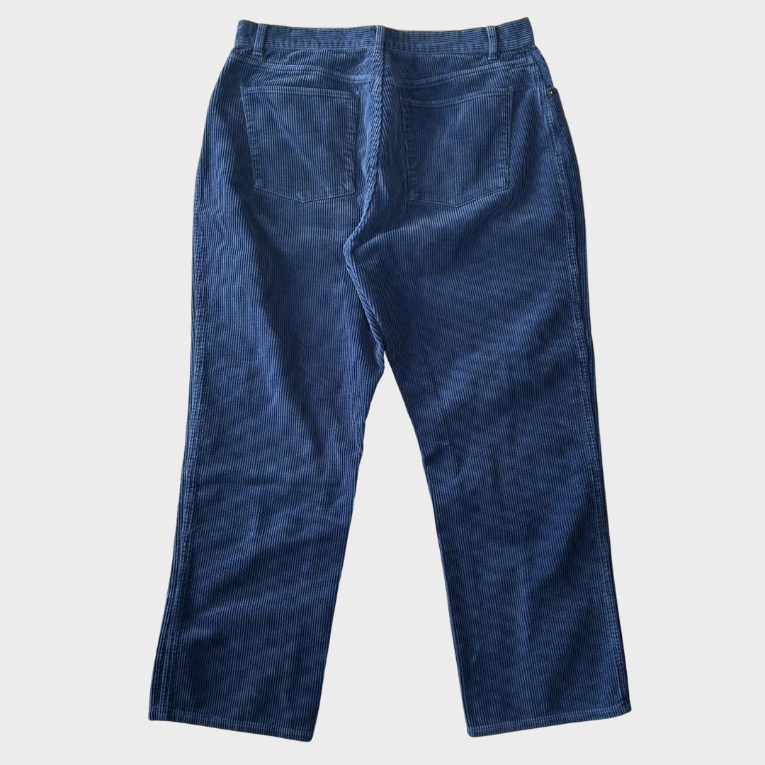 90's~ Polo Ralph Lauren corduroy pants ラルフローレン コーデュロイ パンツ ブルー (36 30)/A9092P-SO