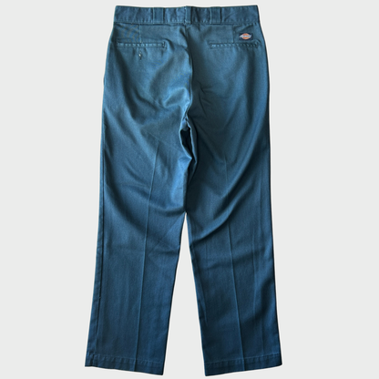 80~90's Dickies ディッキーズ 874 ワークパンツ USA製 ブルー系 (34×31)/A8630P-SO