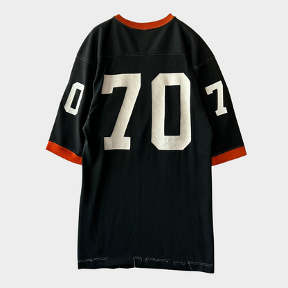 70's Russell Athletic 70 ナンバリングTシャツ 黒 (M)/A7209T-SO
