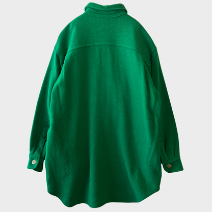90's Ralph Lauren Country ラルフ ウールワークシャツ 緑 (6)/A5684S-SO