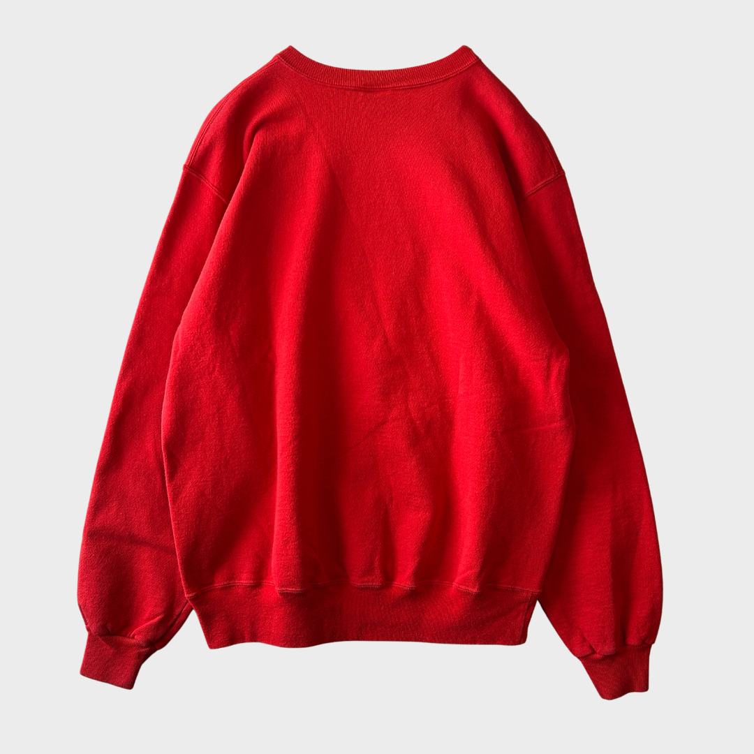 90's Champion チャンピオン TUSKEGEE UNIVERSITY カレッジスウェット 赤 (L) /B1592S-SO