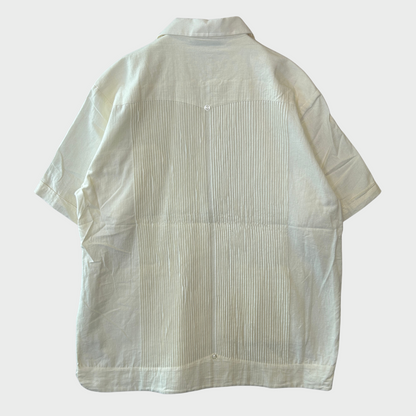00's GUAYABERAS キューバシャツ 白 (L)/A7495S-SO