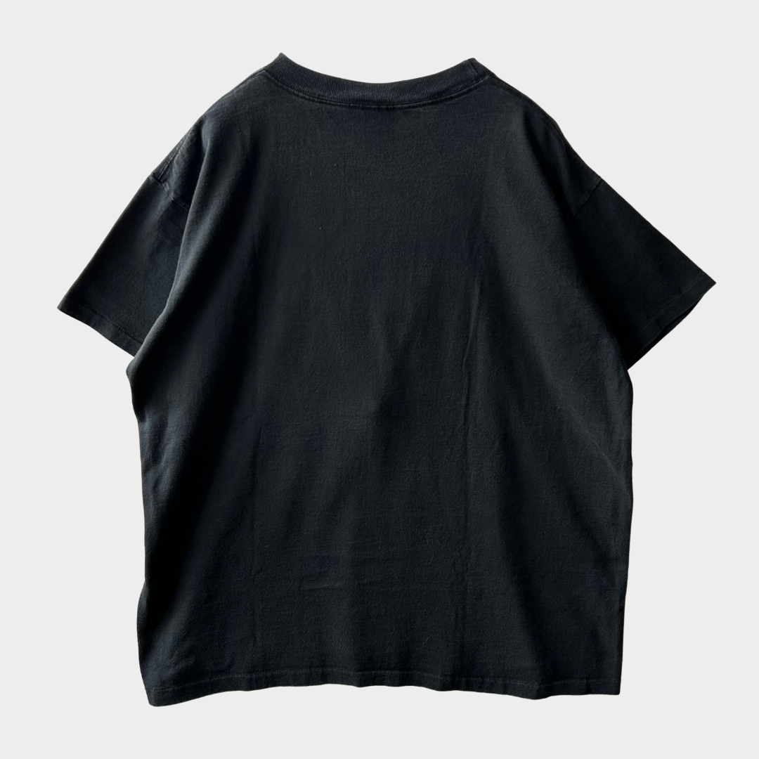 90's TENNESSEE RIVER CAT Animal Tシャツ 黒 (L)/B2102T-SO