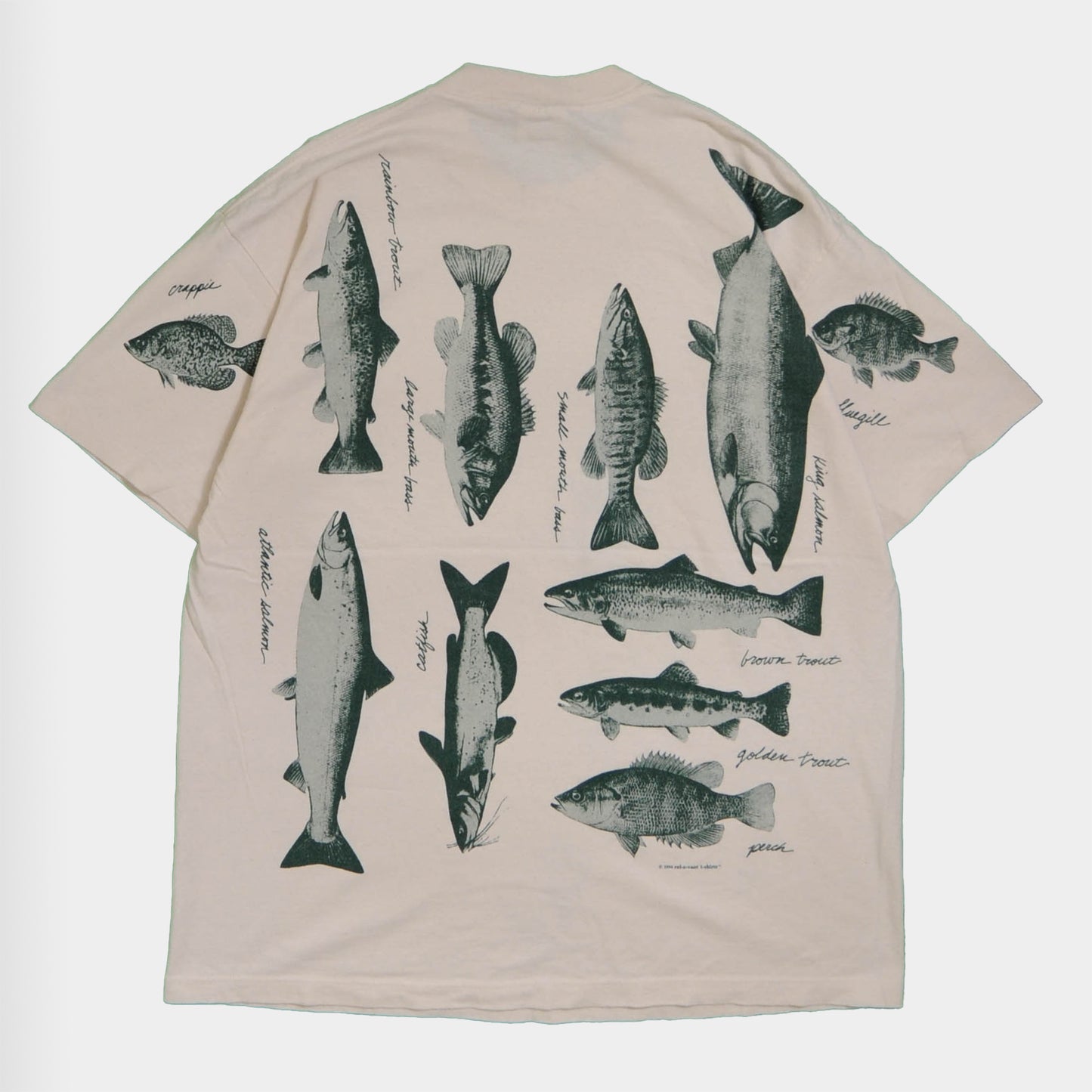 90's FISH Tシャツ (XL)/A4117T-O