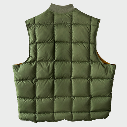 60~70's Eddie Bauer カナディアンベスト ダウンベスト カーキ (46)/A8868V-SO