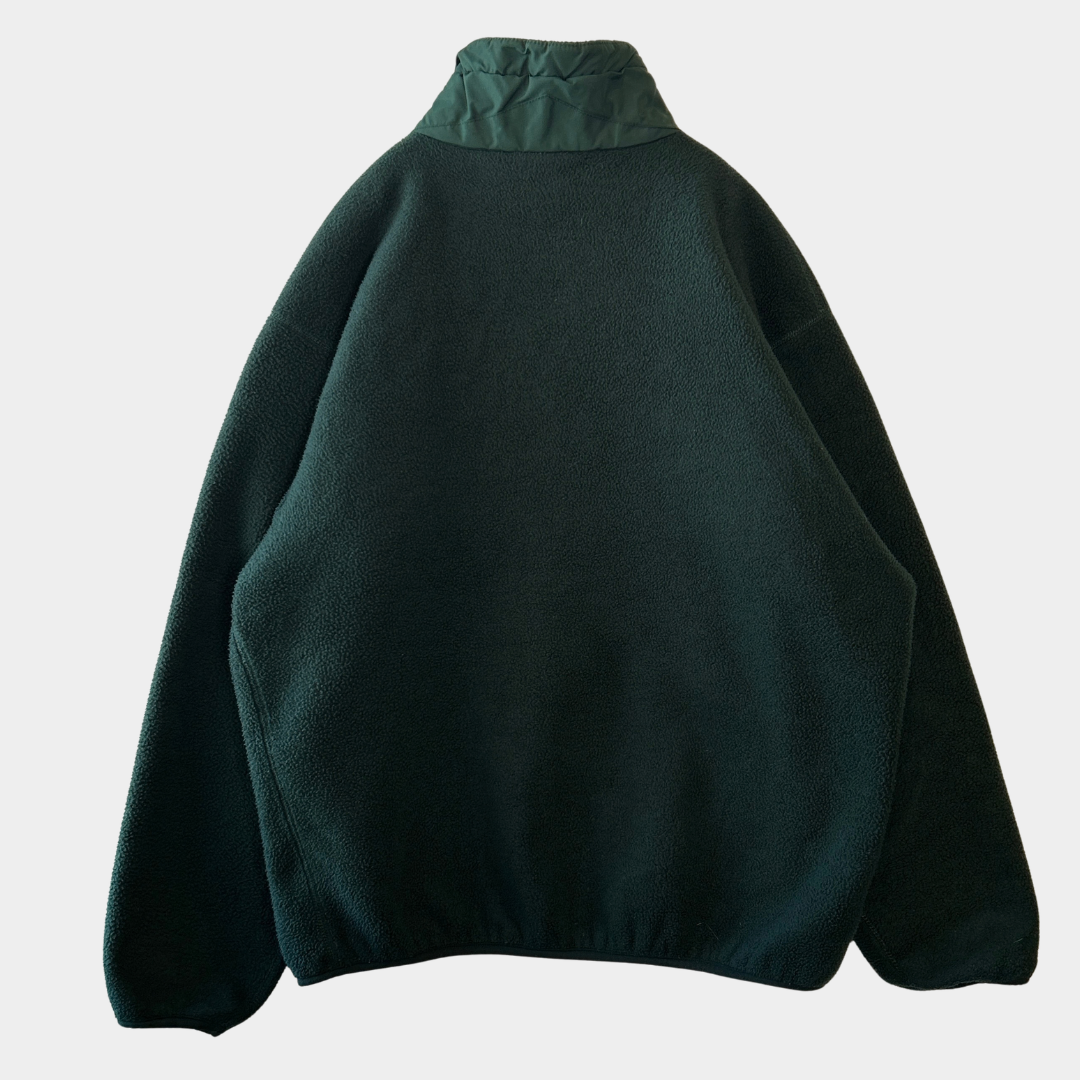 90's Patagonia パタゴニア フリースジャケット USA製　グリーン(XL)/A1145F-SO
