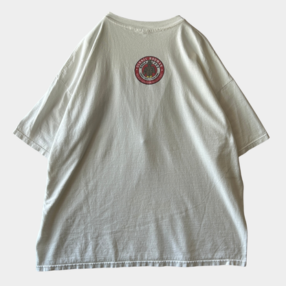90's Champion デニス・ロッドマン World tour MTV デザインTシャツ 白 (XXL)/B3574T-SO