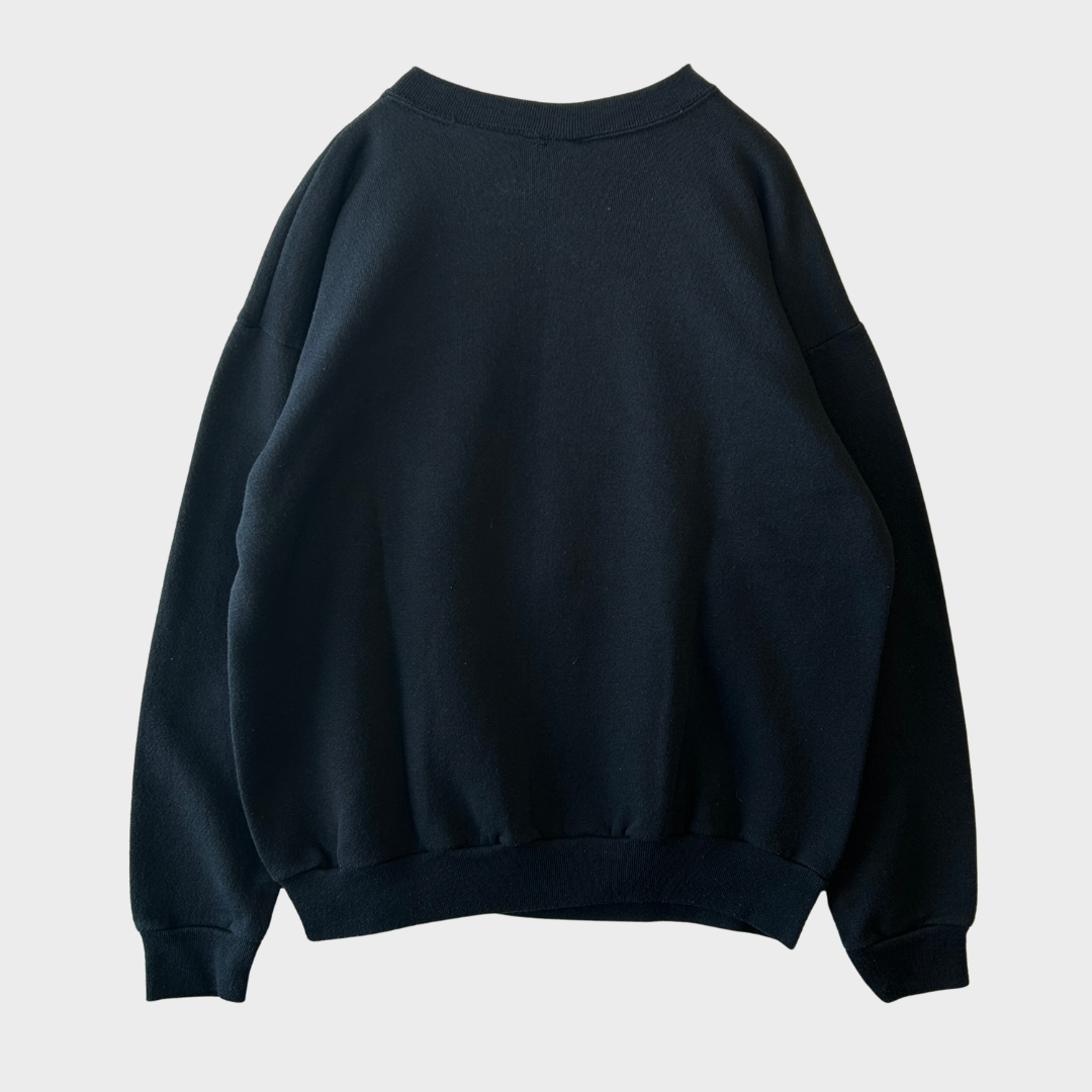 90's ザ・シンプソンズ バート GROSS,MAN キャラクター スウェット 黒 /A8201S-SO