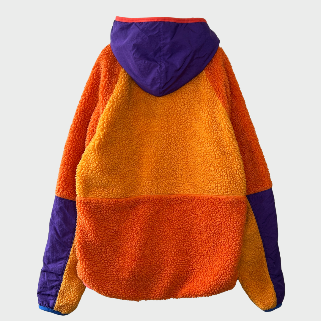NIKE ハーフジップフリースパーカー オレンジ/パープル(L)/A8884O-SO
