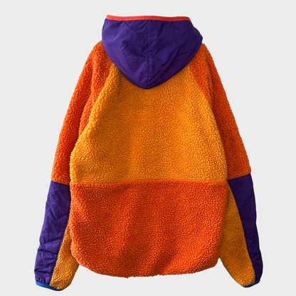 NIKE ハーフジップフリースパーカー オレンジ/パープル(L)/A8884O-SO