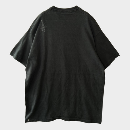 90's X-AM Warner Bros Y Be NORMAL モーションロゴTシャツ 黒 (XL)/B2579T-SO