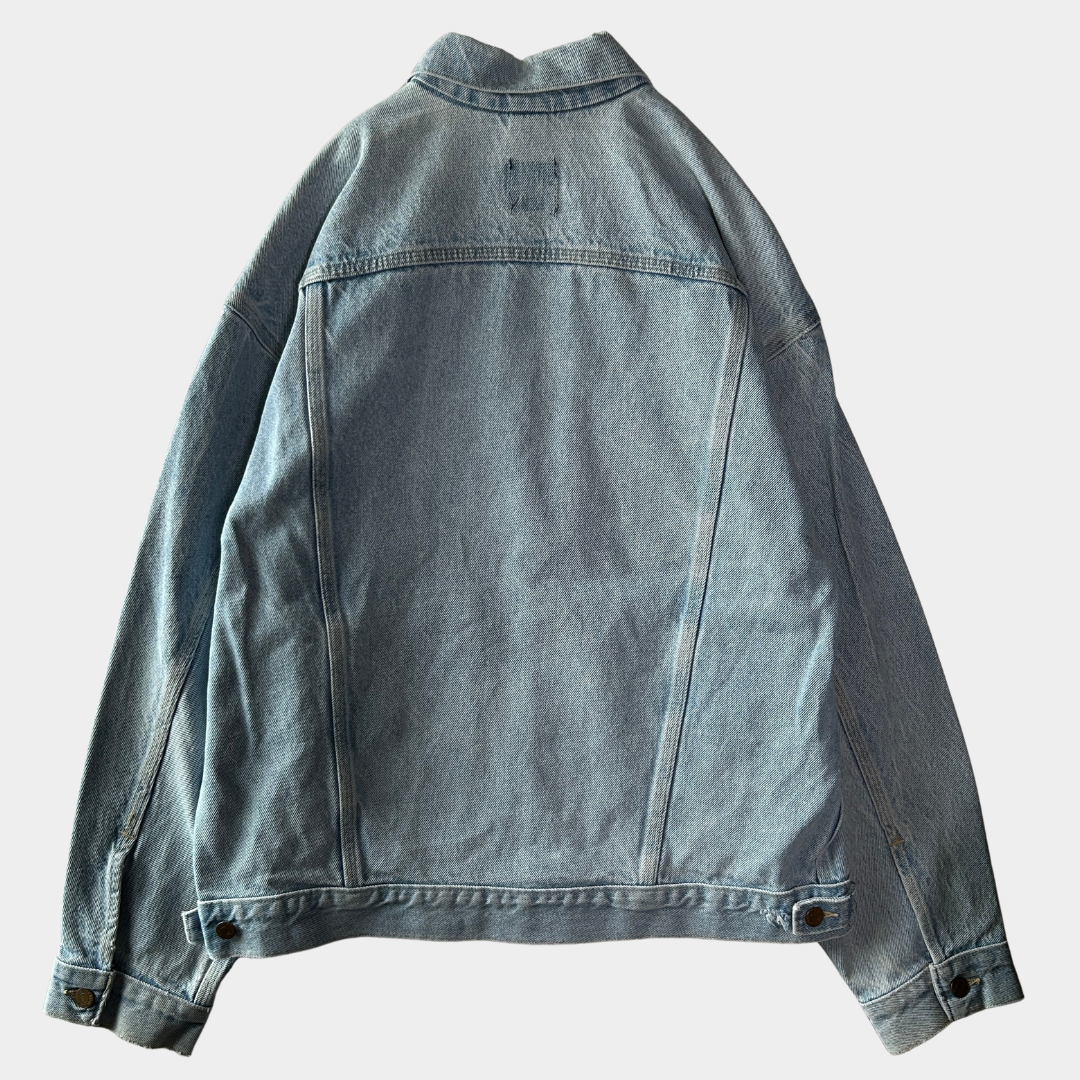 80's~ Carhartt カーハート デニムジャケット 青 (XL)/B3397J-SO