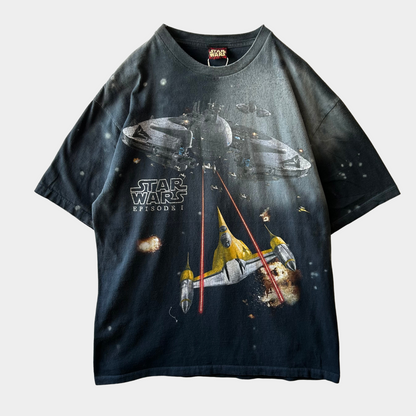 90's STAR WARS EPSODE 1 オールオーバープリントTシャツ/A6465T-SO