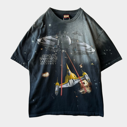 90's STAR WARS EPSODE 1 オールオーバープリントTシャツ/A6465T-SO