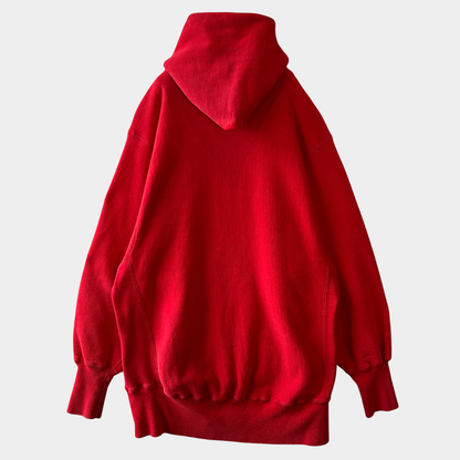 70's Champion Reverse Weave リバースウィーブ 単色タグ ３段プリント スウェットフーディー パーカー (L)/C1091R-SO