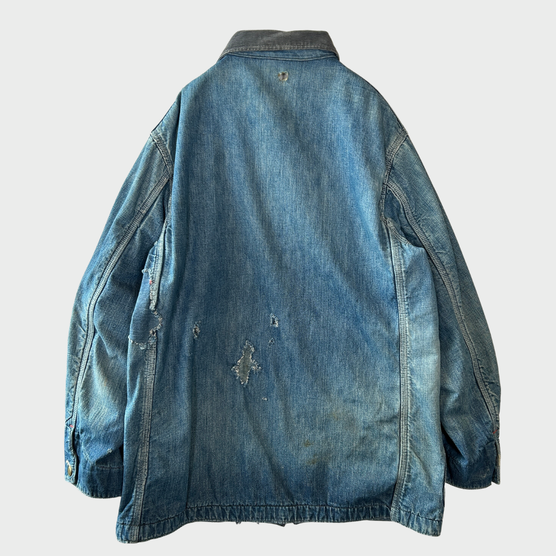 60's HERCULES ヘラクレス ブランケットライナー デニムカバーオール 襤褸 /A5800O-SO