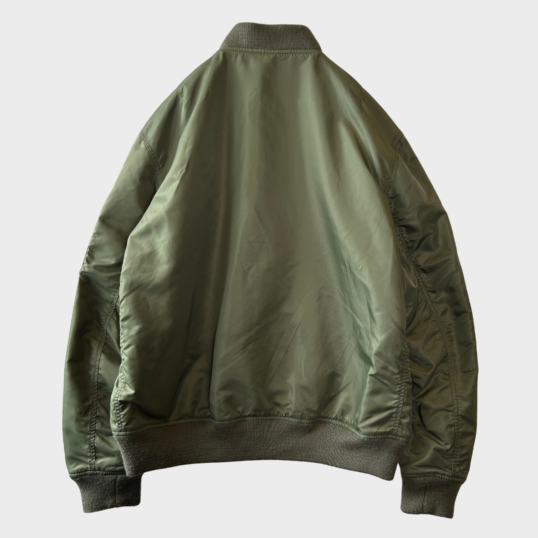 Ralph Lauren ラルフローレン MA-1 フライトジャケット ボンバージャケット カーキ (L) C0275J-SO