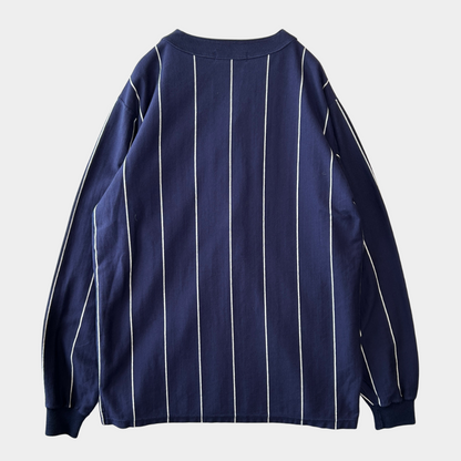 90's Polo Ralph Lauren ラルフ ヘンリーネックカットソー ロンT USA製(L)/A5677T-SO