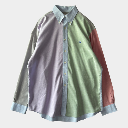 00's BROOKS BROTHERS BD shirt ブルックスブラザーズ クレイジーパターン シャツ (L)/A7951SH-SO