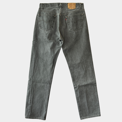 80's Levi's リーバイス 501-0658 先染め ブラックデニムパンツ (34×34)/A9142P-SO