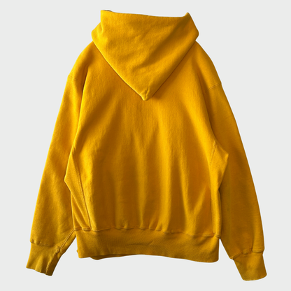 80's Champion Reverse Weave リバースウィーブ CLARKSON スウェットフーディー 黄色(L)/A6694R-SO