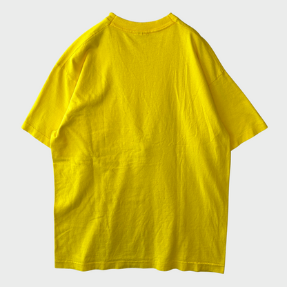 90's Fruit Of The Loom ポケットTシャツ シングルステッチ 黄 (L)/2805T-SO