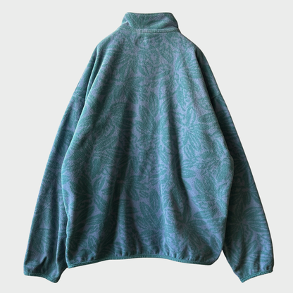 1994 Patagonia パタゴニア "Tropical Sea Green" 雪無し スナップT フリースプルオーバー(L)/C0173F-SO