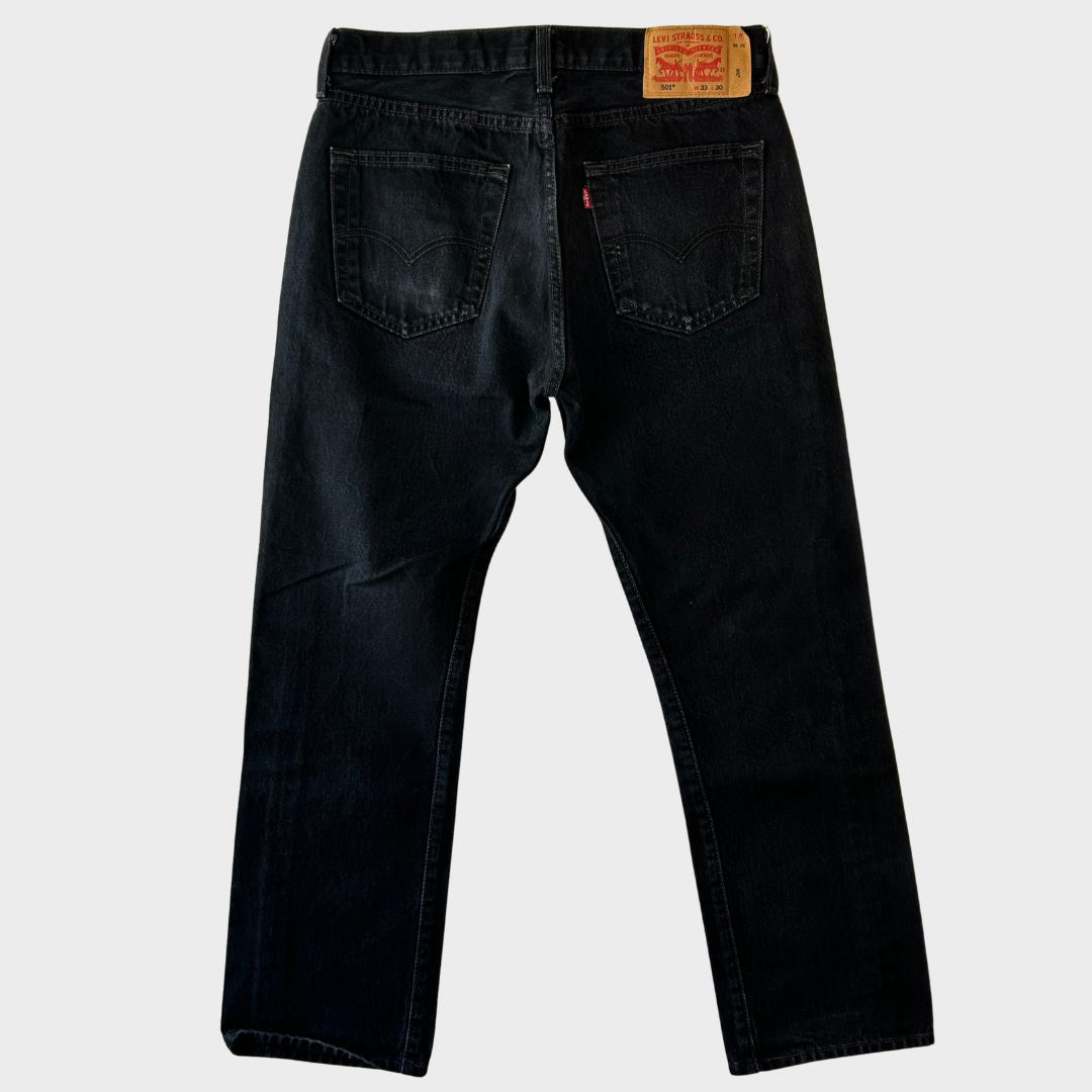 00's Levi's リーバイス550 ブラックデニム (W33/L30) B4032P-SO