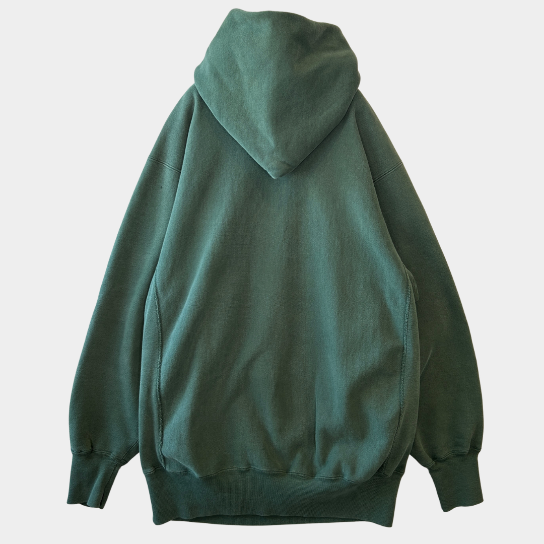 90's Champion Reverse Weave リバースウィーブ IOWA フーディー スウェット グリーン USA製(XXL)/C0946R-SO