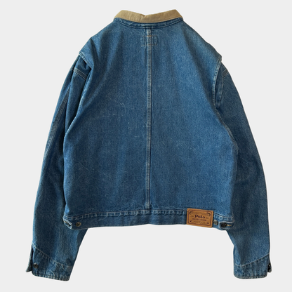 80's~90's Polo Ralph Lauren ラルフローレン デニムトラッカージャケット (XL)/C1727J-SO