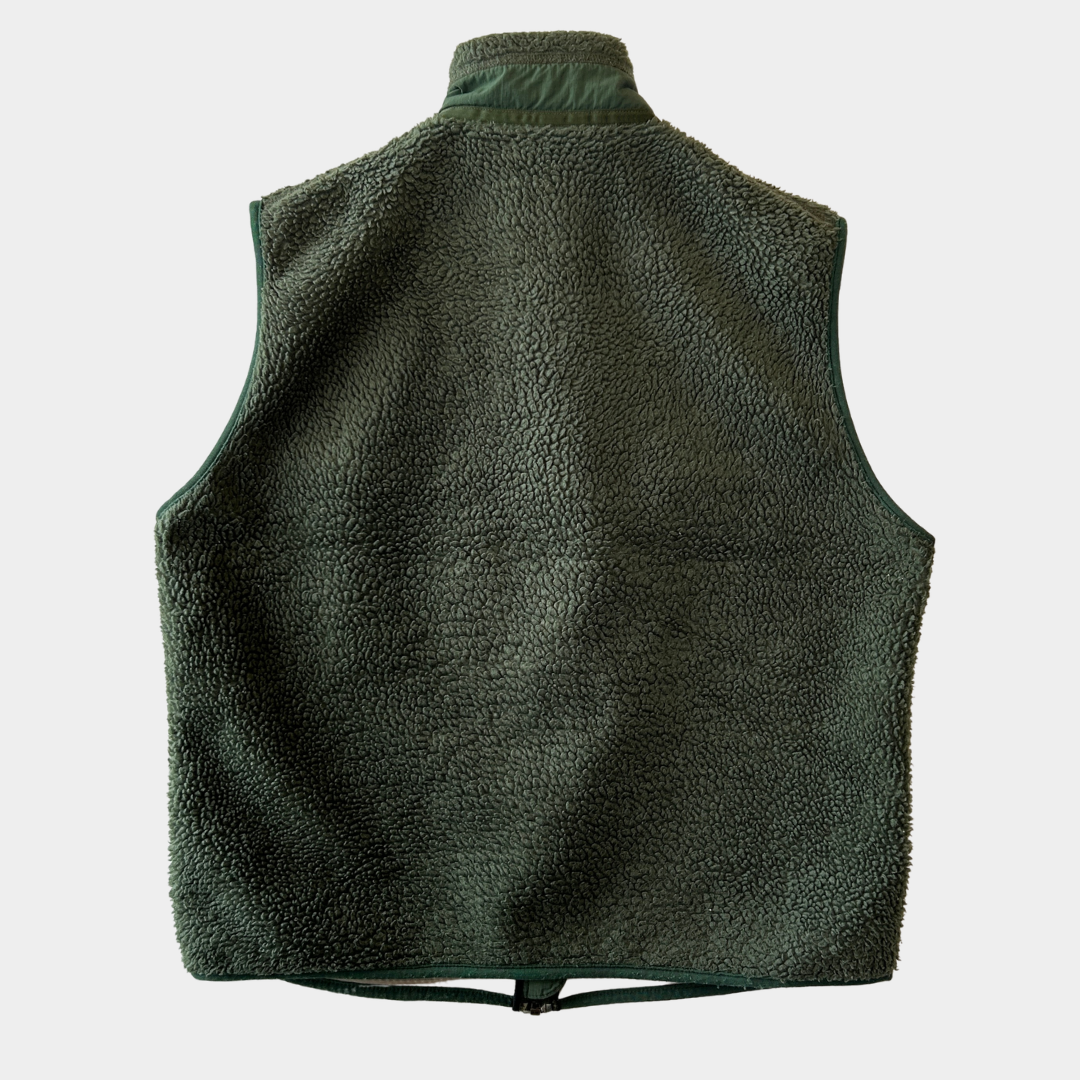 Patagonia パタゴニア レトロx フリースベスト USA製 オリーブ(L)A9871V-SO