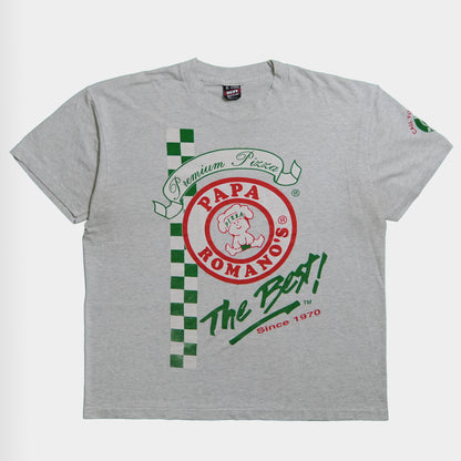 90's PAPA ROMANOS 企業Tシャツ白(XL)/A2967T-S