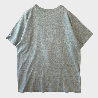 90's Champion PRUDENTIAL SECURITIES カレッジTシャツ グレー (XL)/A4504T-SO