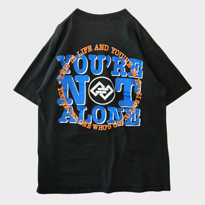 90's Black Train Jack 2ndアルバム "You're Not Alone" バンドTシャツ 黒 (XL)/A3684T-SO