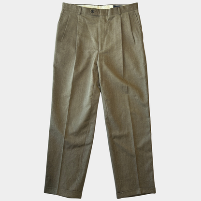 BUEBERRY LONDON バーバリー ２タックヘリンボーンスラックス /A9136P-SO