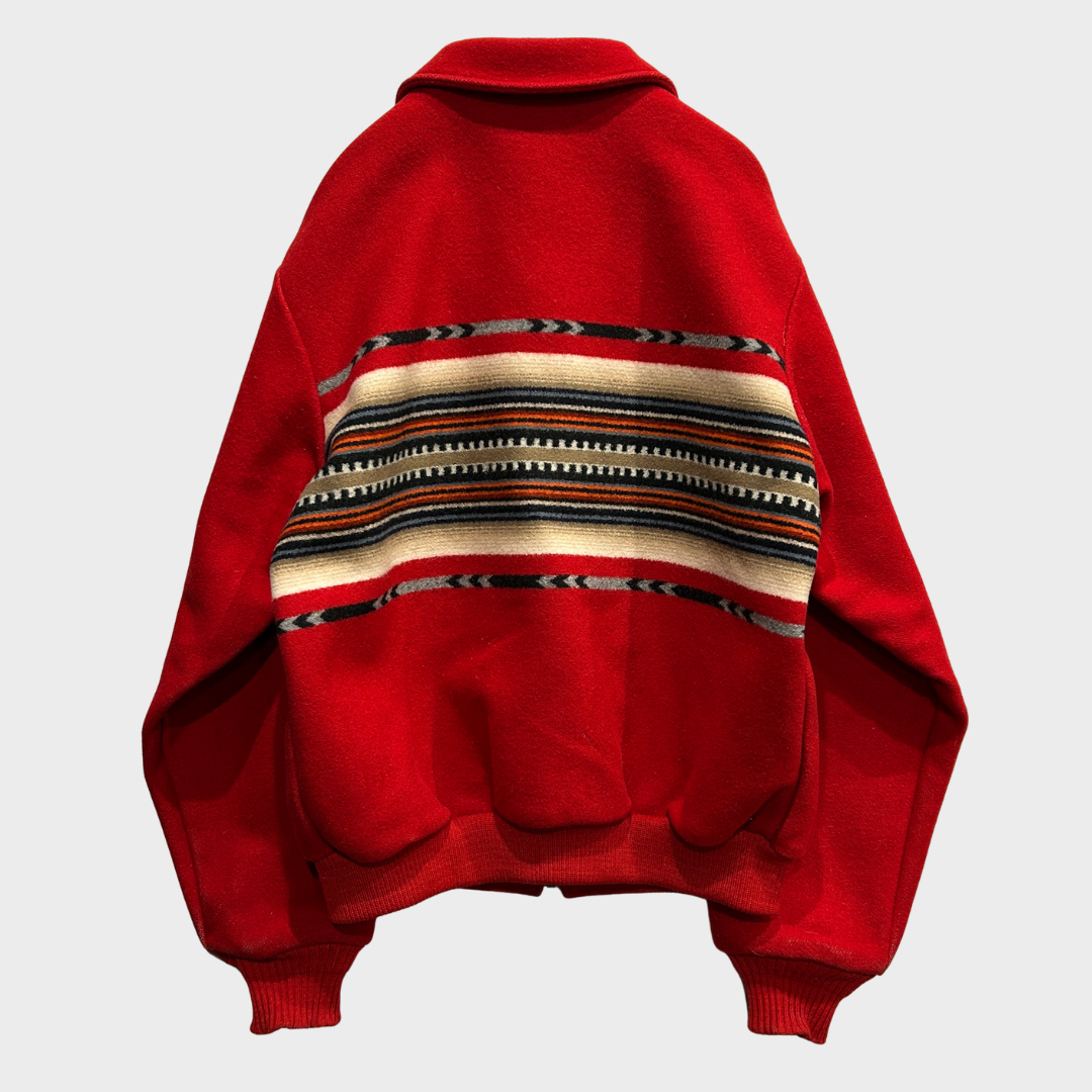 90's Pendleton ペンドルトン"HIGH GRADE WESTERN WEAR"ウールジャケット 赤(M)/A8901O-SO