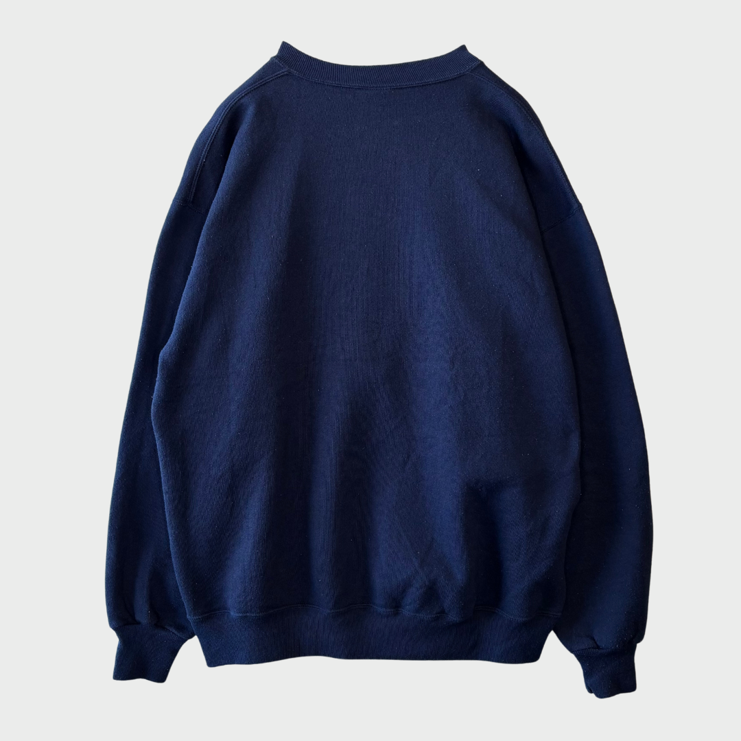 90's Russell Athletic ラッセル MICHIGAN カレッジスウェット ネイビー(XL)/A8475S-SO