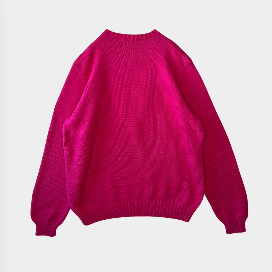 Polo by Ralph Lauren ラルフ ローレン コットンニット ピンク (L Polo by Ralph Lauren ラルフ ローレン コットンニット ピンク (L