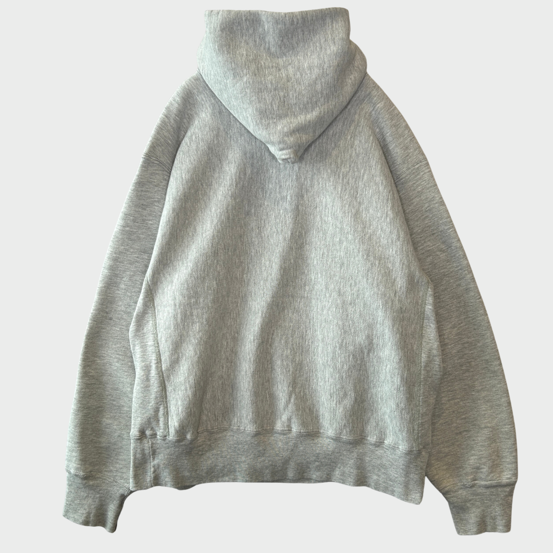 80's Champion Reverse Weave リバースウィーブ U.S.NAVY 染み込みプリント フーディー グレー(L)/C0251R0-SO