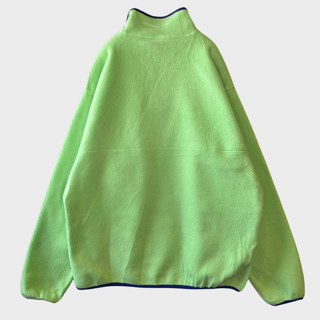 1991 Patagonia パタゴニア スナップT フリースプルオーバー アップルグリーン (L)/C0212F-SO