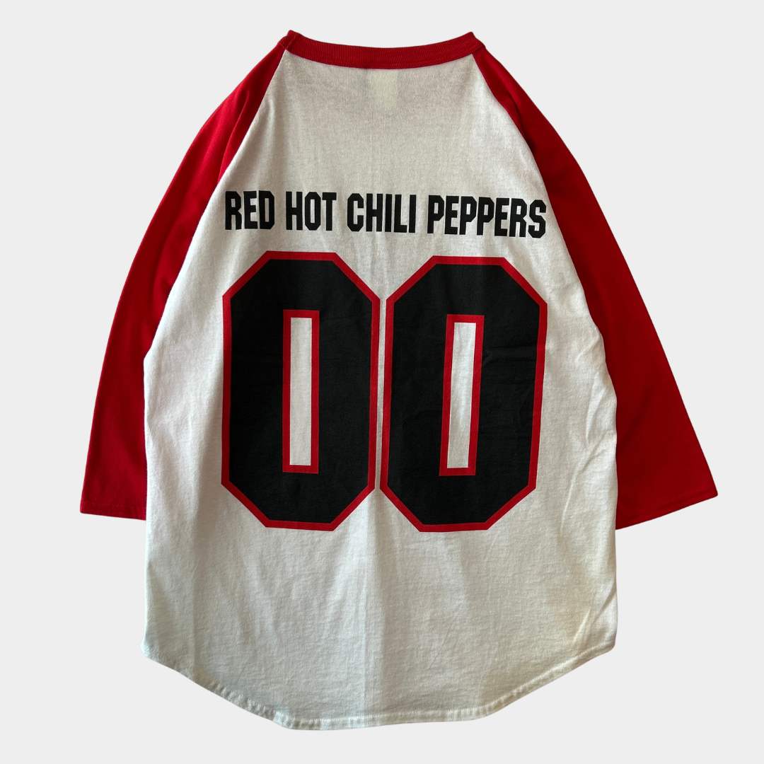90's Red Hot Chili Peppers レッチリ "CALIFORNICATION" ラグラン バンドTシャツ giant(L)/C1281T-SO